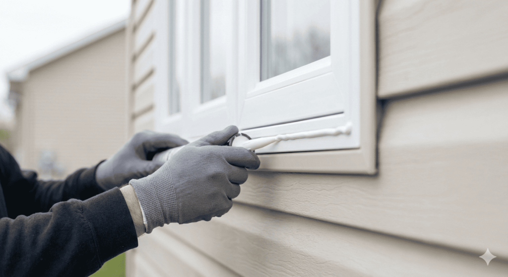 Newmarket Window Replacement and Door Installation - newmarket window installation exterior sealant detail