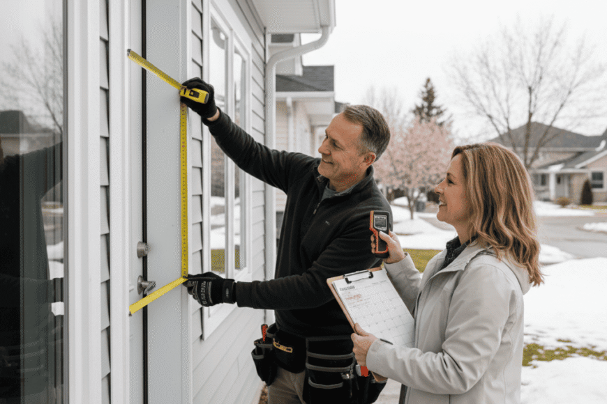 Spring Window & Door Installation in Barrie measurement visit to book early and secure preferred dates.